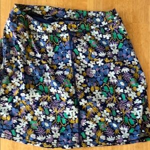 Toad&Co Floral Skirt - Blue, Green, Purple, White